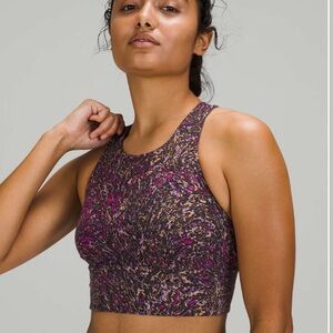 LULULEMON | Wunder Train Long Line Bra in Topography Multi | 10